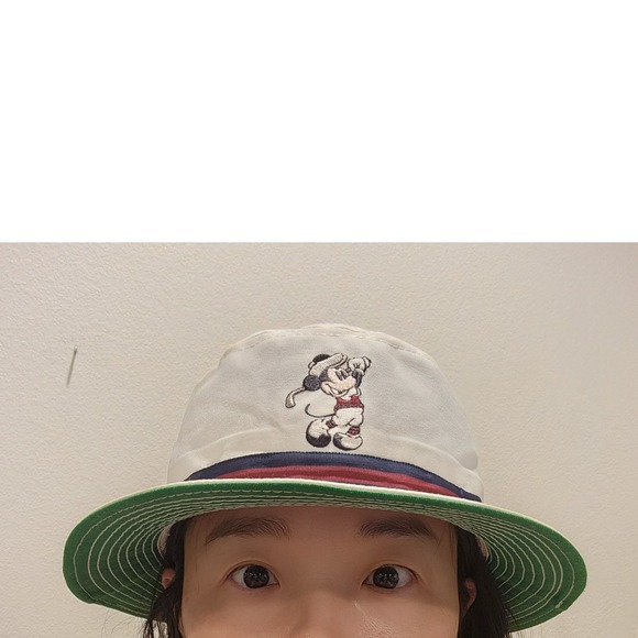 Vintage Disney PRO Collection Minnie Mouse Golf Bucket Hat White Unisex - Picture 3 of 7